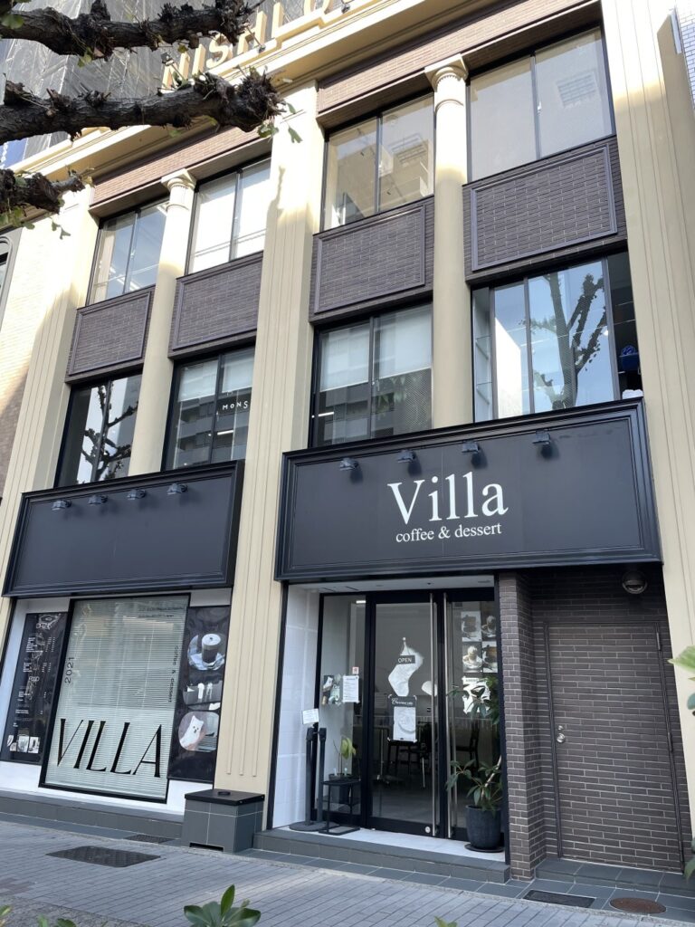 名古屋で人気のスタイリッシュな韓国カフェ『Cafe Villa』 外観