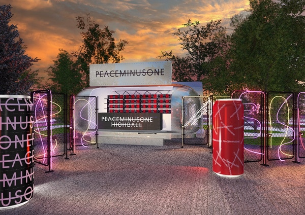 PEACEMINUSONE HIGHBALL POPUP STORE