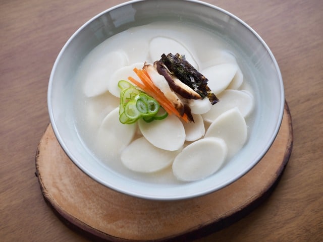 韓国のお餅を使用した料理