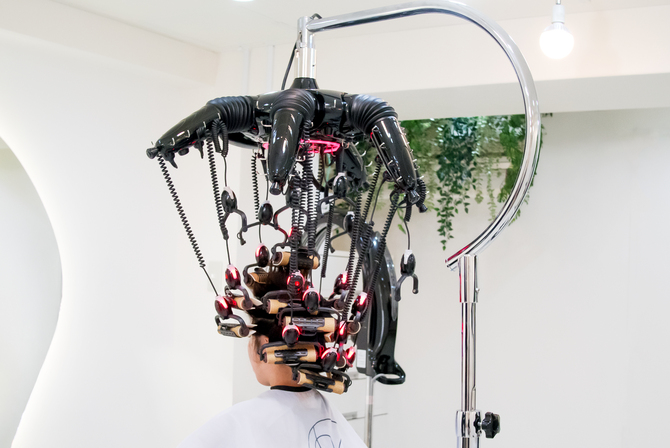 韓国無重力パーマ